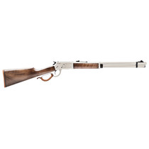 Gforce Arms GFLVR357SS Saddlehorn Full Size 357 Mag 10+1 20" Stainless Steel Barrel & Aluminum Receiver, Turkish Walnut Fixed Stock