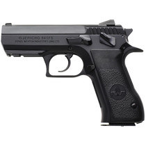 IWI US J941FS9ORP Jericho 941 Mid-Size Frame 9mm Luger 16+1 3.80" Black Chrome Lined Steel Barrel, Black Serrated Steel Slide & Frame w/Beavertail & Picatinny Rail, Black Textured Grips