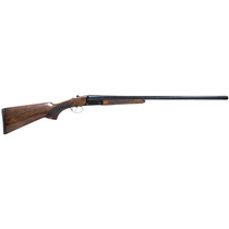 Pointer FT62028 FT6 Full Size 20 Gauge Break Open 3" 2rd 28" Black Side By Side Barrel, Black Anodized Aluminum Receiver, Fixed Turkish Walnut Stock, Ambidextrous