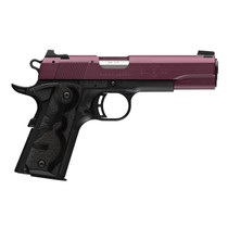 Browning 051061490 1911 Black Label Full Size Frame 22 LR 10+1 4.25" Matte Stainless Steel Barrel, Black Cherry Cerakote Serrated Aluminum Slide, Matte Black Polymer Frame, Black Polymer Grip