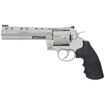 Colt Mfg ANACONDASP6RFT Anaconda Target 44 Mag 6rd 6" Stainless Vent Rib Barrel, Cylinder & Stainless Stainless Steel Frame, Black Rubber Grip