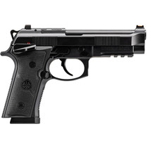 Beretta USA J92XFMSDA15 92GTS 9mm Luger 15+1 4.70" Black Inox Steel Barrel, Black Cerakote Optic Ready/Serrated Steel Slide + Aluminum Frame w/Beavertail & Picatinny Rail, Ambidextrous