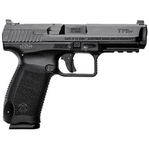 Canik HG4865N TP9 SF Full Size 9mm Luger 18+1 4.46" Black Nitride Match Grade Barrel, Black Cerakote Serrated Steel Slide & Polymer Frame w/Picatinny Rail, Black Interchangeable Backstrap Grip