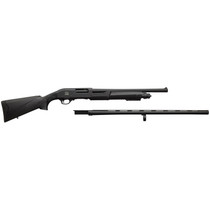 Chiappa Firearms 930374 301 Field/Tactical Full Size 12 Gauge Pump 3" 5+1 18.50/28" Black Steel Vent Rib Barrel, Black Aluminum Receiver, Black Synthetic Stock