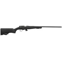 Escort HE22LR1802BK 22LR 22 LR 10+1 18" Black Threaded Barrel, Black Steel Grooved Receiver, Picatinny Rail Forend, Black Fixed w/Storage Synthetic Stock