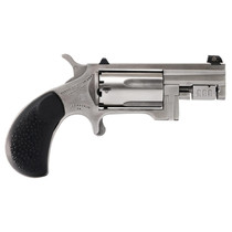 North American Arms SNT Sentinel 22 WMR 5 Shot 1.42" Matte Stainless Steel Barrel, Stainless Cylinder, Matte Stainless Steel Frame, Slip-on Rubber Pebble Grip, Exposed Hammer
