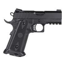 Girsan 395035 Witness2311 9mm Luger 17+1 3.40" Black Steel Barrel, Black Serrated Steel Slide, Black Polymer Frame w/Beavertail & Picatinny Rail, Black Checkered Polymer Grip, Ambidextrous