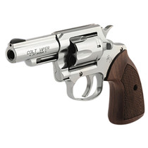 Colt Mfg VIPERSP3WRR Viper 357 Mag/38 Special 6rd 3" 1/2 Lug Stainless Steel Barrel, Stainless Steel Cylinder & Frame, American Walnut Grip, Exposed Hammer