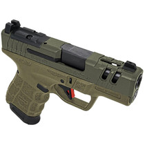 SAR USA SAR9SCG2OD SAR9 SC Gen2 Sub-Compact Frame 9mm Luger 15+1 3.30" Black Steel Barrel, OD Green Cerakote Steel Optic Ready/Ported/Serrated Slide, OD Green Polymer Frame, OD Green Polymer Grip