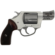 Charter Arms 53802 Coyote Small 380 ACP 5 Shot 2" Ported Stainless Steel Barrel, Stainless Steel Cylinder, Anodized Aluminum Frame, Rosewood Checkered Grip, Exposed Hammer