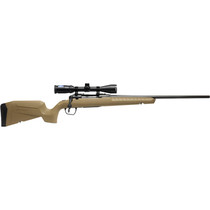Savage Arms 32168 Axis 2 XP Combo 25-06 Rem 4+1 22" Black Sporter Barrel, Black Drilled & Tapped Steel Receiver, Fixed Flat Dark Earth Synthetic Stock, Right Hand, Boresighted 3-9x40
