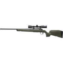 Savage Arms 32185 Axis 2 XP Combo Full Size 6.5 Creedmoor 4+1 22" Black Sporter Barrel, Black Carbon Steel Receiver Drilled & Tapped, OD Green Fixed Synthetic Stock, Weaver 3-9x40mm Scope, Left Hand