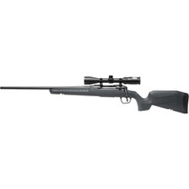 Savage Arms 32213 Axis 2 XP Combo 270 Win 4+1 22" Black Sporter Barrel, Black Drilled & Tapped Steel Receiver, Fixed Gray Synthetic Stock, Left Hand, Boresighted 3-9x40