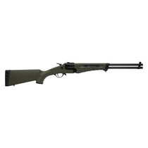 Savage Arms 23002 42 Takedown Full Size 22 LR/410 Gauge 1rd 20" Black Satin Sporter Barrel, Satin Black Carbon Steel Receiver, OD Green Fixed Synthetic Stock, Ambidextrous