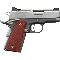 Kimber Mfg, Inc 3000245 CDP Ultra 45 ACP 7+1 3" Stainless Steel Barrel, Kimpro II Silver Stainless Steel Serrated Slide, Kimpro II Gray Aluminum Frame w/Beavertail, Rosewood Grip