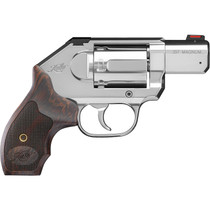 Kimber Mfg, Inc 3400009CA K6S DCR *CA Compliant DAO 357 Mag 6 Shot 2" Satin Silver Stainless Steel Barrel & Cylinder, Satin Silver Stainless Steel Frame, Laminated Wood Grip, Concealed Hammer