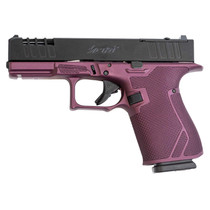 Great Lakes Firearms GL19CHY Striker 9mm 15+1 4" Front/Rear Serrations Cerakote Black Cherry