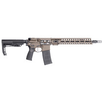 Patriot Ordnance Factory 02047 Minuteman 5.56 NATO 30+1 13.75" Black Nitride Patriot Brown Cerakote Aluminum Receiver Picatinny Rail