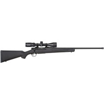 Mossberg 28246 Patriot w/Optic 450 Bushmaster 4+1 20" Matte Blued Threaded Barrel, Matte Blued Drilled & Tapped Receiver, Fixed Black Synthetic Stock, Vortex Crossfire II 3-9x40mm