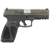 Taurus 1-G3B94B G3 Full Size Frame 9mm Luger 17+1 4" Matte Stainless Steel Barrel, OD Green Serrated Alloy Steel Slide, Black Polymer Frame w/Picatinny Rail, Textured Grip