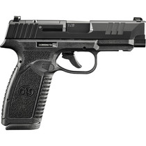 FN 66101763Micro-Compact Frame 9mm Luger 10+1 3.80" Black Target Crown Steel Barrel, Black PVD Optic Cut/Serrated Stainless Steel Slide & Polymer Frame w/Picatinny Rail Interchangeable Backstrap Grip