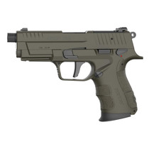 Retay USA RXP22OD13TH RXP 22 LR 13+1 4" Black Threaded Barrel, OD Green Cerakote RMR/RMSc Optic Ready/Serrated Slide, OD Green Cerakote Polymer Frame w/Accessory Rail, Textured Grip
