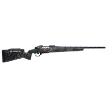 Seekins Precision 0011710303-F Havak PH3 6 Creedmoor 20" Black Fluted Threaded Barrel, Black Picatinny Rail Steel Receiver, Adj Cheek Riser Woodland Shadow Synthetic Stock