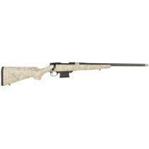 Howa HCE6ARCTAN 1500 Carbon Elevate 6mm ARC 22" Carbon Fiber Wrapped Threaded Barrel, Black Drilled & Tapped Steel Receiver, Fixed Stocky's Tan w/Black Webbing Synthetic Stock, Right Hand