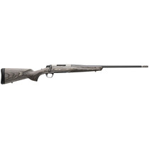 Browning 036092282 X-Bolt 2 Hunter Full Size 6.5 Creedmoor 4+1 22" Matte Blued Threaded Sporter Barrel, Drilled & Tapped Stainless Steel Receiver, Fixed Gray Laminate Stock, Radial Muzzle Brake