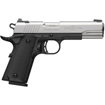 Browning 051118492 1911 Black Label Full Size 380 ACP 8+1 4.25" Stainless Steel Barrel, Satin Stainless Steel Serrated Slide, Matte Black Polymer Frame, Black Polymer Grip