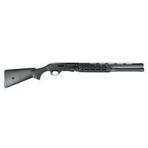 MAC 21000182 Agency Tradesman 2 12 Gauge Semi-Auto 5+1 18.50" Black Chromate Ported Vent Rib Barrel, Black Anodized Picatinny Rail Receiver, Fixed Black Synthetic Stock