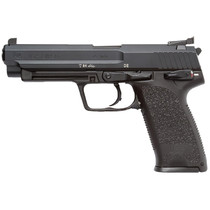 HK 81000365 USP Expert V1 SA/DA 45 ACP Caliber with 5.19" Barrel, 10+1 Capacity, Overall Black Finish, Serrated Trigger Guard Frame, Serrated Long Steel Slide & Polymer Grip Includes 2 Mags