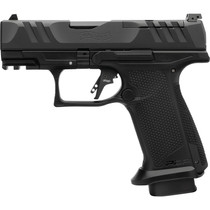 Walther Arms 4797054 PDP F-Series Pro E 9mm Luger 10+1 3.50" Black Steel Barrel, Black Optic Ready/Serrated Steel Slide, Black Polymer Frame w/Picatinny Rail, Interchangeable Backstrap Grip