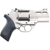 Chiappa Firearms CF340341 Rhino 30DS *CA Compliant Small 10mm Auto 6 Shot 3" Black Anodized Picatinny Rail/Vent Rib Barrel, Black Cylinder Black Anodized Aluminum Frame w/Picatinny Rail, Walnut Grip