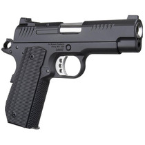 Ed Brown EVOKC9LW 1911 EVO KC Lightweight 9mm Luger 7+1 4" Stainless Bull Barrel, Black Gen4 Serrated Slide, Black Gen4 Carbon Steel Frame w/Beavertail, Black Grips