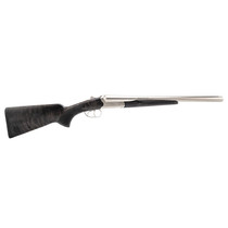 Heritage Mfg BL2018NI Badlander 20 Gauge Break Open 2rd 18.50" Nickel Side By Side Barrel & Receiver, Fixed Turkish Walnut Wood Stock