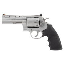 Colt Mfg ANACONDASP4RTS45C Anaconda 45 Colt (Long Colt) 6rd Shot 4.25" Stainless Vent Rib Barrel, Cylinder & Frame, Black Grip