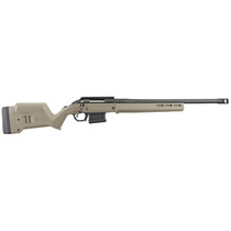 Ruger 26933 American Hunter 308 Win 5+1 20" Matte Black Threaded Barrel, Matte Black Steel Receiver w/Picatinny Rail Receiver, Flat Dark Earth Magpul Adjustable Hunter Synthetic Stock, Right Hand