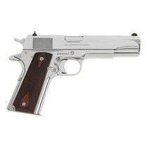 Colt Mfg O1911CBS38 1911 Government 38 Super 9+1 5" Stainless Steel Barrel, Bright Stainless Serrated Slide, Bright Stainless Steel Frame w/Beavertail