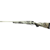 Tikka JRTXVW47124 T3x Lite 7mm PRC 3+1 24.40" Midnight Bronze Cerakote Fluted Threaded Barrel & Drilled & Tapped Receiver, Veil Wideland Fixed Synthetic Stock, Left Hand