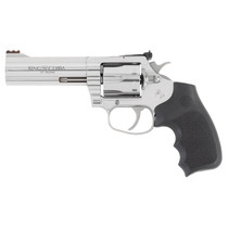 Colt Mfg KCOBRASB4RTS King Cobra Target 357 Mag 6rd Shot 4.25" Stainless Steel Barrel, Cylinder & Frame, Black Hogue Overmolded Grip, Exposed Hammer