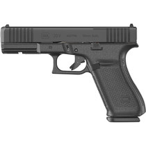 Glock UV2050201MOS G20 V MOS Standard 10mm Auto 10+1 4.61" Black Barrel, Black nDLC Steel Optic Ready/Serrated Slide, Black Polymer Frame w/Accessory Rail, Interchangeable Backstrap, Ambidextrous