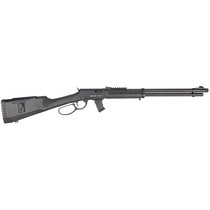 Derya Firearms TM22.LEVER.20 TM22 Lever 22 LR 10+1 20" Black Threaded Barrel, Black Anodized Picatinny Rail Receiver, Black AG w/Extensions Polymer Buttstock