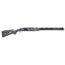 Pointer REXST912BBL12 FT912 Sport Trek Full Size 12 Gauge Break Open 3" 2rd 28" Black Over/Under Vent Rib Barrel, Black Steel Receiver, Adj Comb Gray Laminate Stock, Ambidextrous