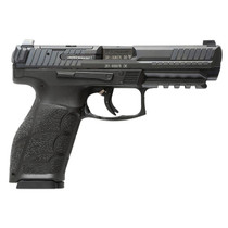 HK 81001067 VP9A1 *CA Compliant Full Size 9mm Luger 10+1 4.53" Optic Ready/Serrated Slide, Black Polymer Frame w/Picatinny Rail, Interchangeable Backstrap Grip, Ambidextrous