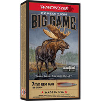 Winchester Ammo S7LR Expedition Big Game Long Range 7mmRemMag 168gr Nosler AccuBond Long Range 20 Per Box/10 Case
