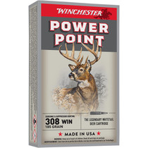 Winchester Ammo X308SUBX Power-Point 308Win 185gr 20 Per Box/10 Case