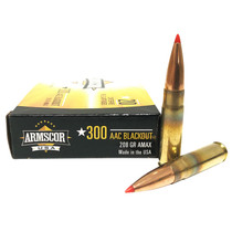 Armscor FAC300AAC2N USA 300Blackout 208gr Hornady A-Max 20 Per Box/10 Case