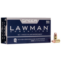 Speer 53620 Lawman 9mmLuger 147gr Total Metal Jacket Round Nose 50 Per Box/20 Case