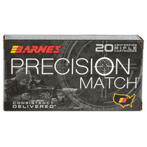 Barnes Bullets 30166 Precision Match 6.5Creedmoor 140gr Open Tip Match Boat Tail 20 Per Box/10 Case